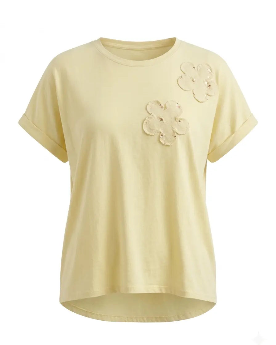 T-Shirt Golden Petals DORABELLA