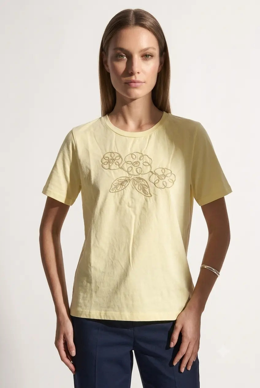 T-Shirt Golden Petals DORABELLA