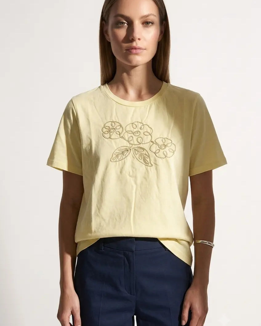 T-Shirt Golden Petals DORABELLA