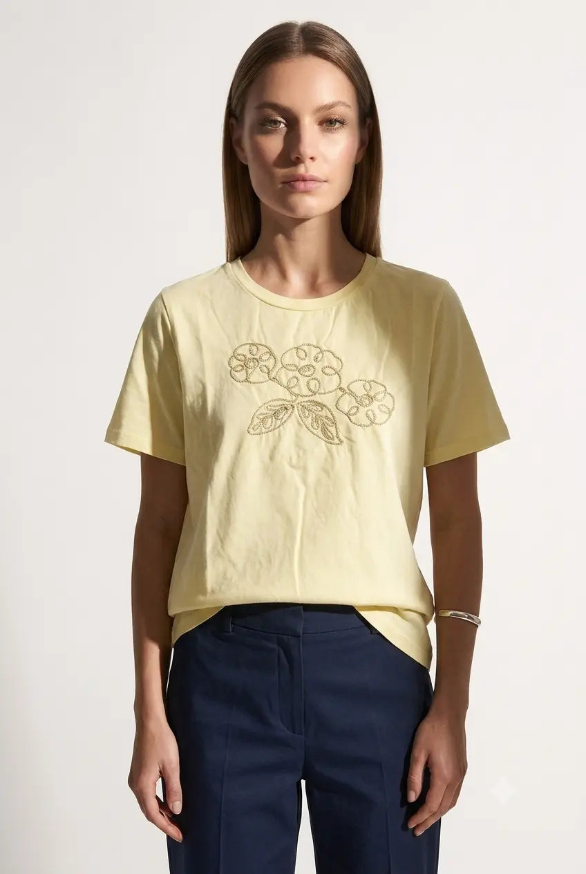 T-Shirt Golden Petals DORABELLA