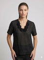 T-Shirt Noir Romantique DORABELLA