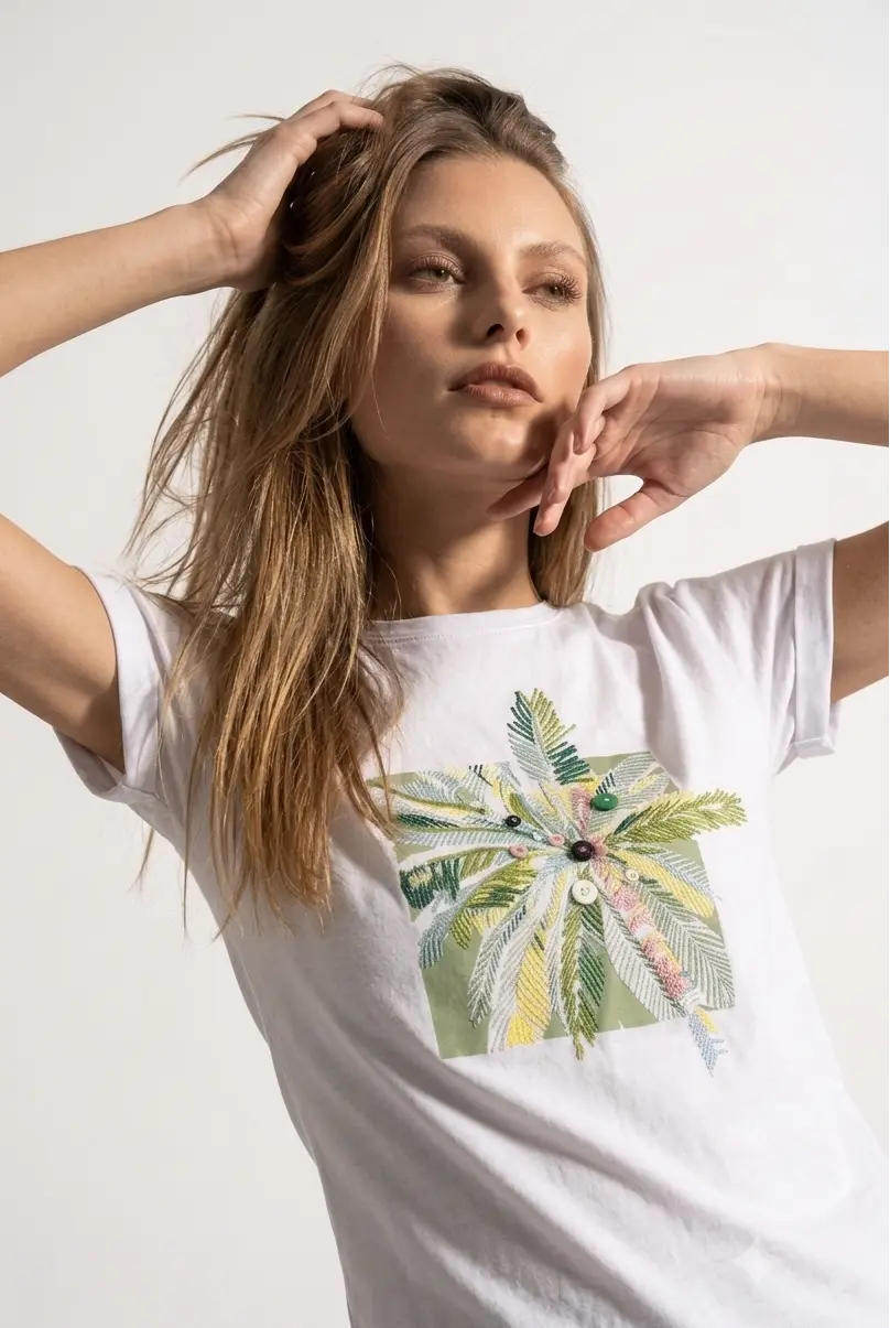 T-Shirt Palm Oasis DORABELLA