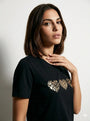 T-Shirt Stampa Cuori DORABELLA