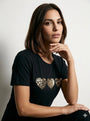 T-Shirt Stampa Cuori DORABELLA