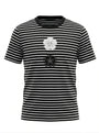 T-Shirt a righe con fiori DORABELLA