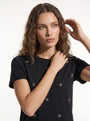 T-Shirt con Margherite DORABELLA