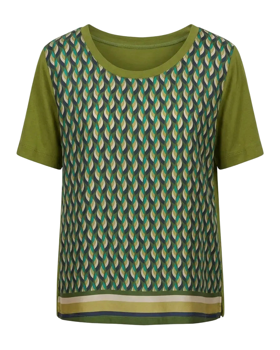 T-Shirt stampa geometrica DORABELLA