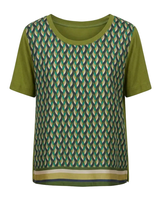 T-Shirt stampa geometrica DORABELLA