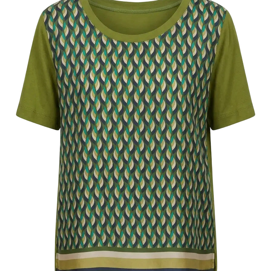 T-Shirt stampa geometrica DORABELLA
