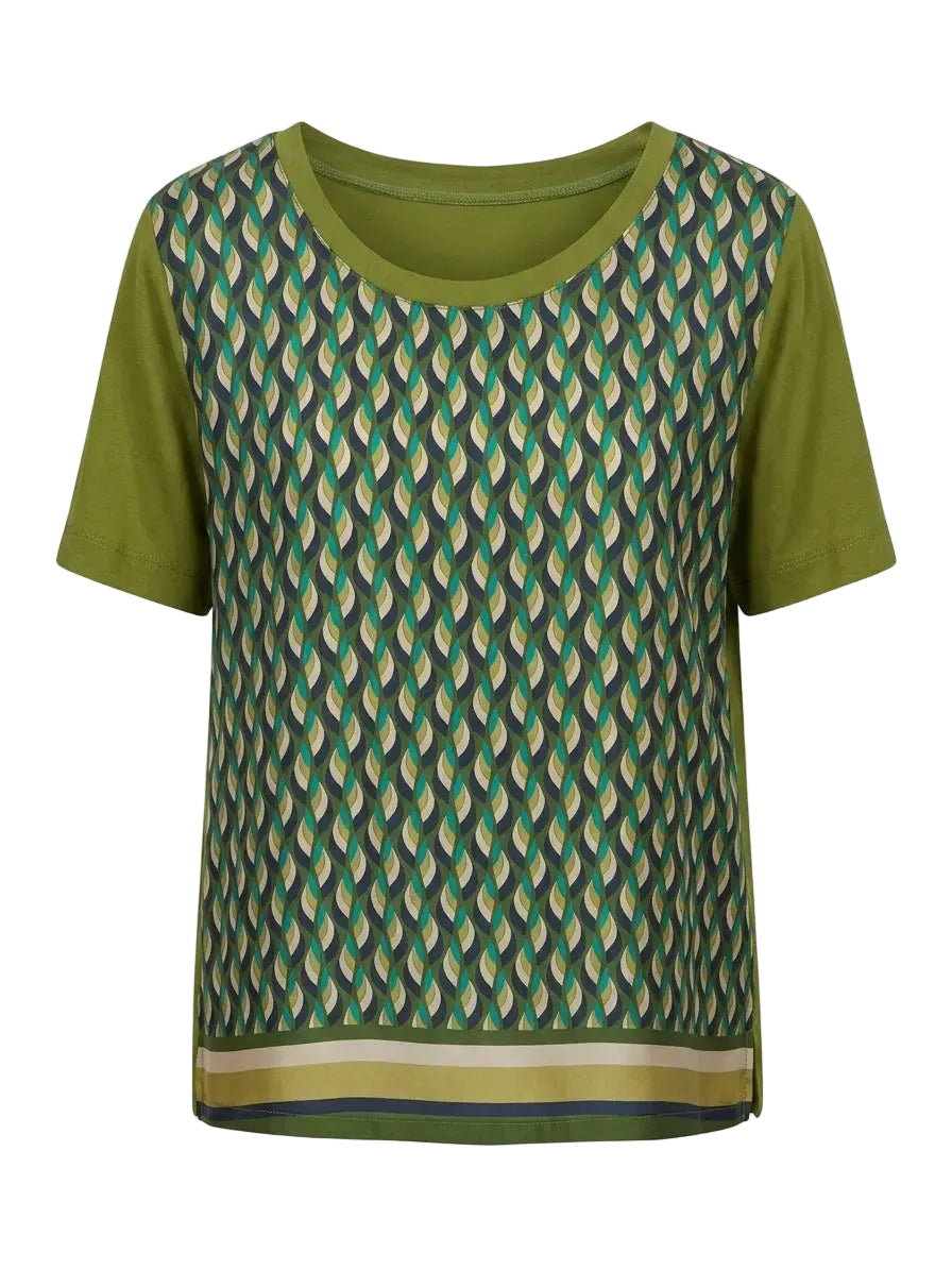 T-Shirt stampa geometrica DORABELLA