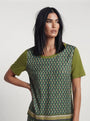 T-Shirt stampa geometrica DORABELLA