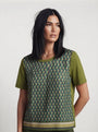 T-Shirt stampa geometrica DORABELLA