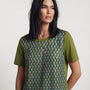 T-Shirt stampa geometrica DORABELLA