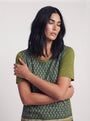 T-Shirt stampa geometrica DORABELLA