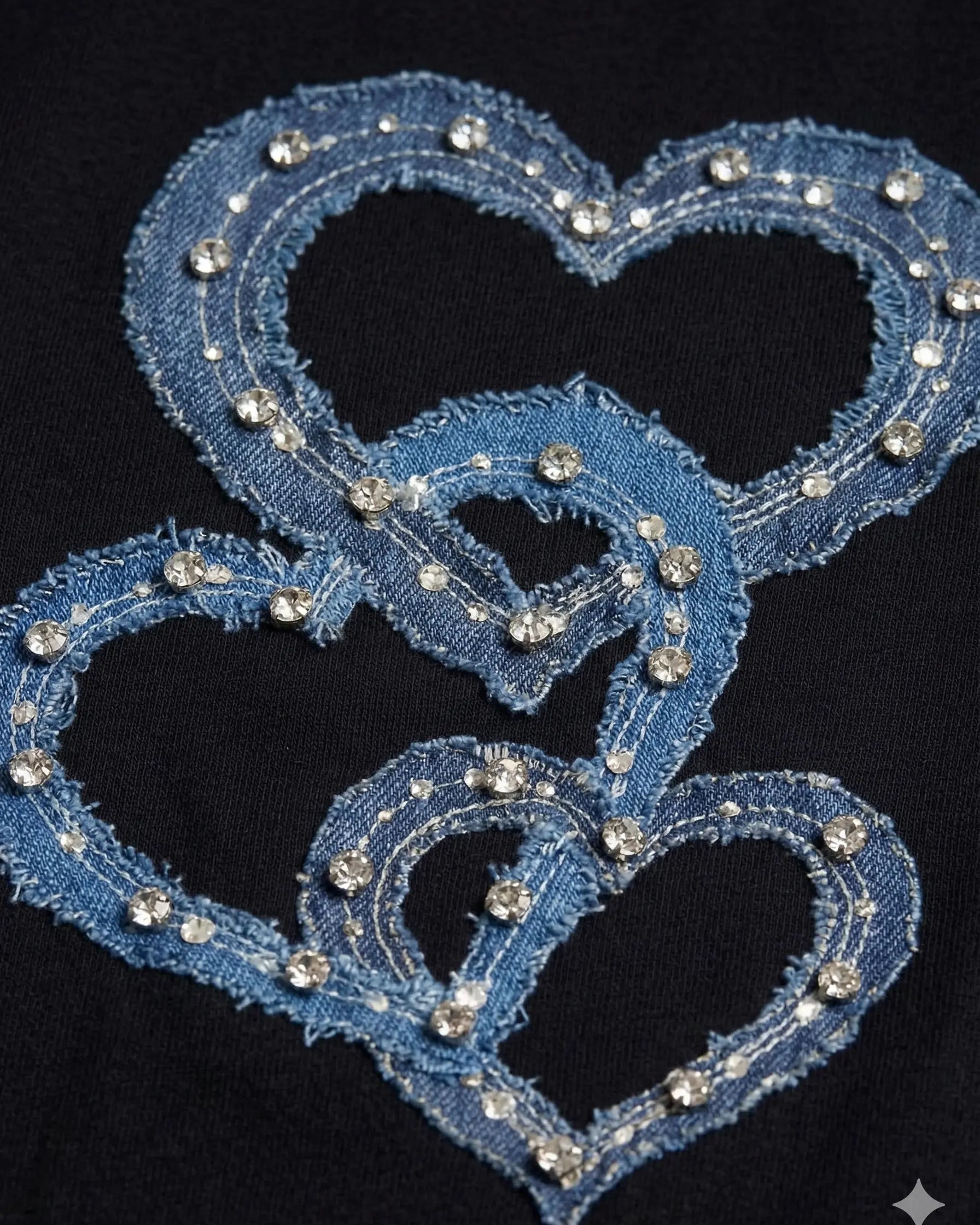 T-shirt Denim Hearts DORABELLA