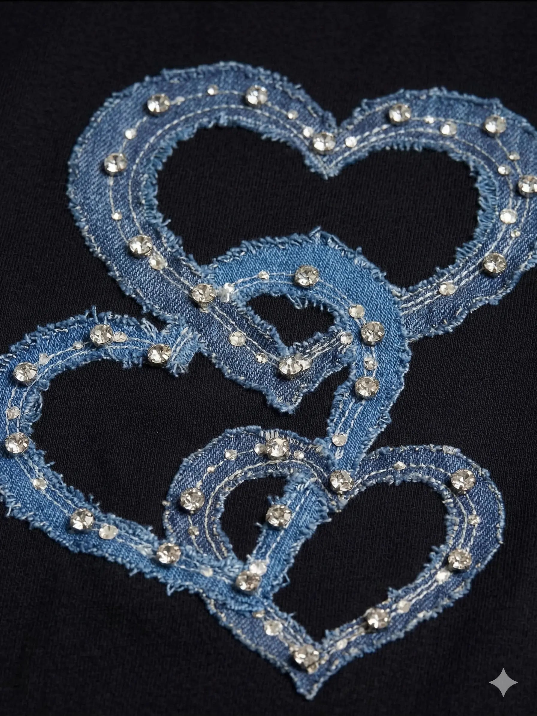 T-shirt Denim Hearts DORABELLA
