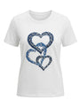 T-shirt Denim Hearts DORABELLA