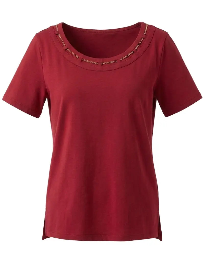 T-shirt Golden Blossom DORABELLA PIU'