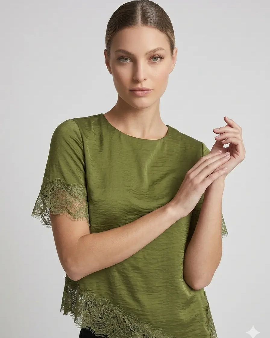 T-shirt Satin Boudoir DORABELLA