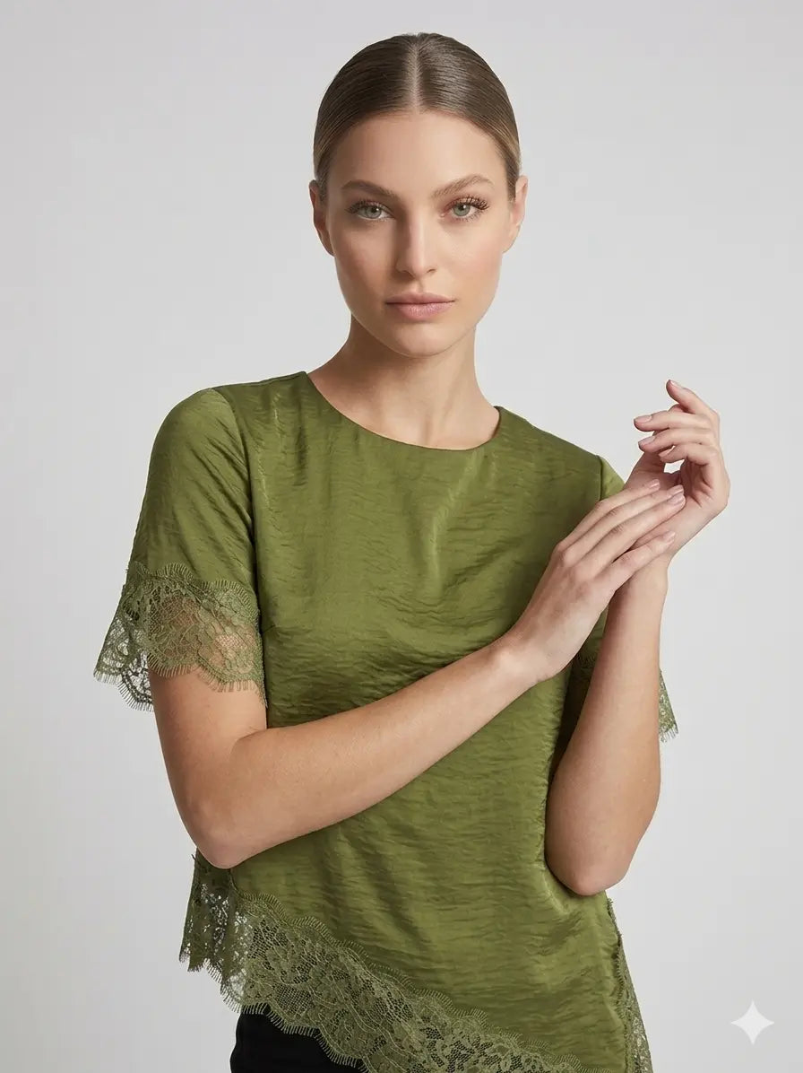 T-shirt Satin Boudoir DORABELLA
