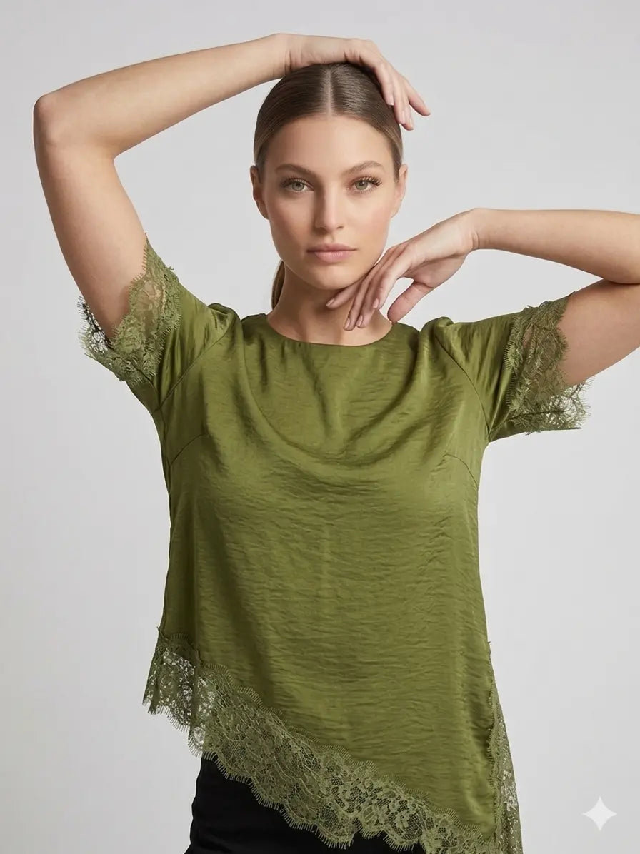 T-shirt Satin Boudoir DORABELLA