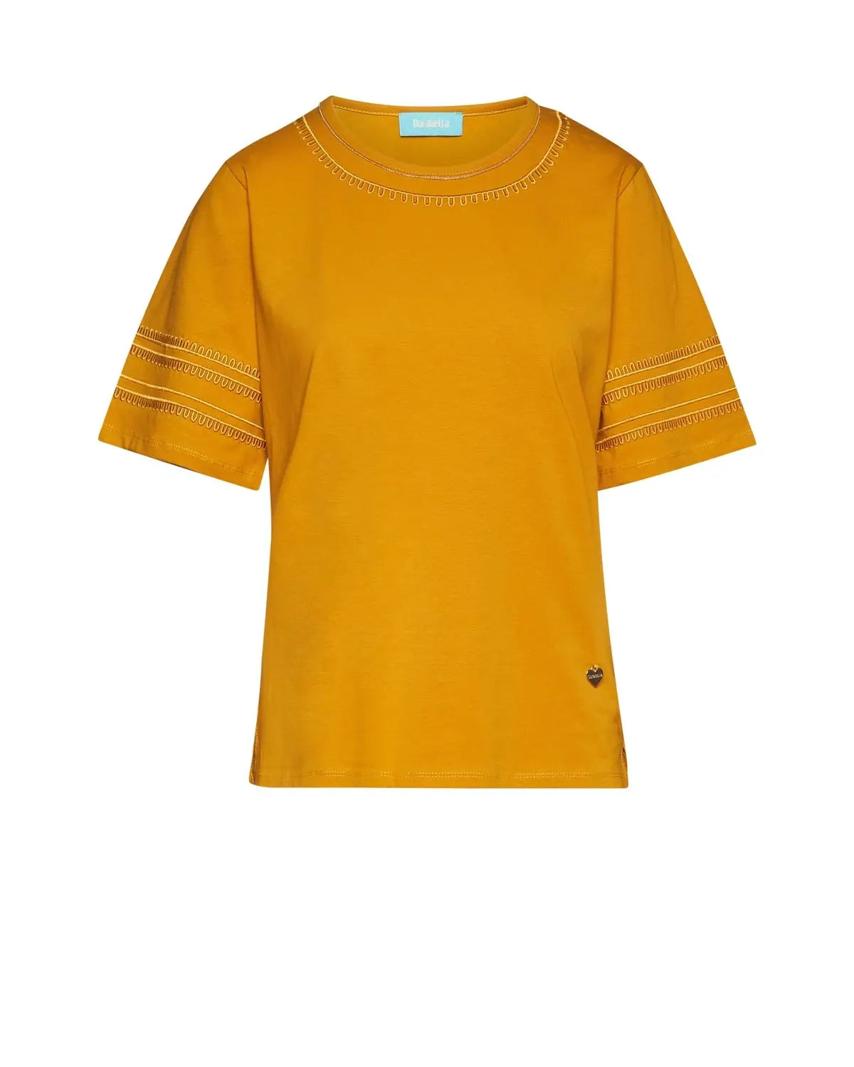 T-shirt a mezze maniche con ricami SOLE DORABELLA
