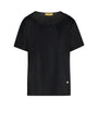 T-shirt con inserto sangallo al girocollo NERO DORABELLA PIU'
