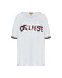 T-shirt con paillettes cruise BIANCO DORABELLA CURVY XL