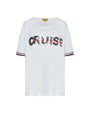 T-shirt con paillettes cruise BIANCO DORABELLA CURVY XL