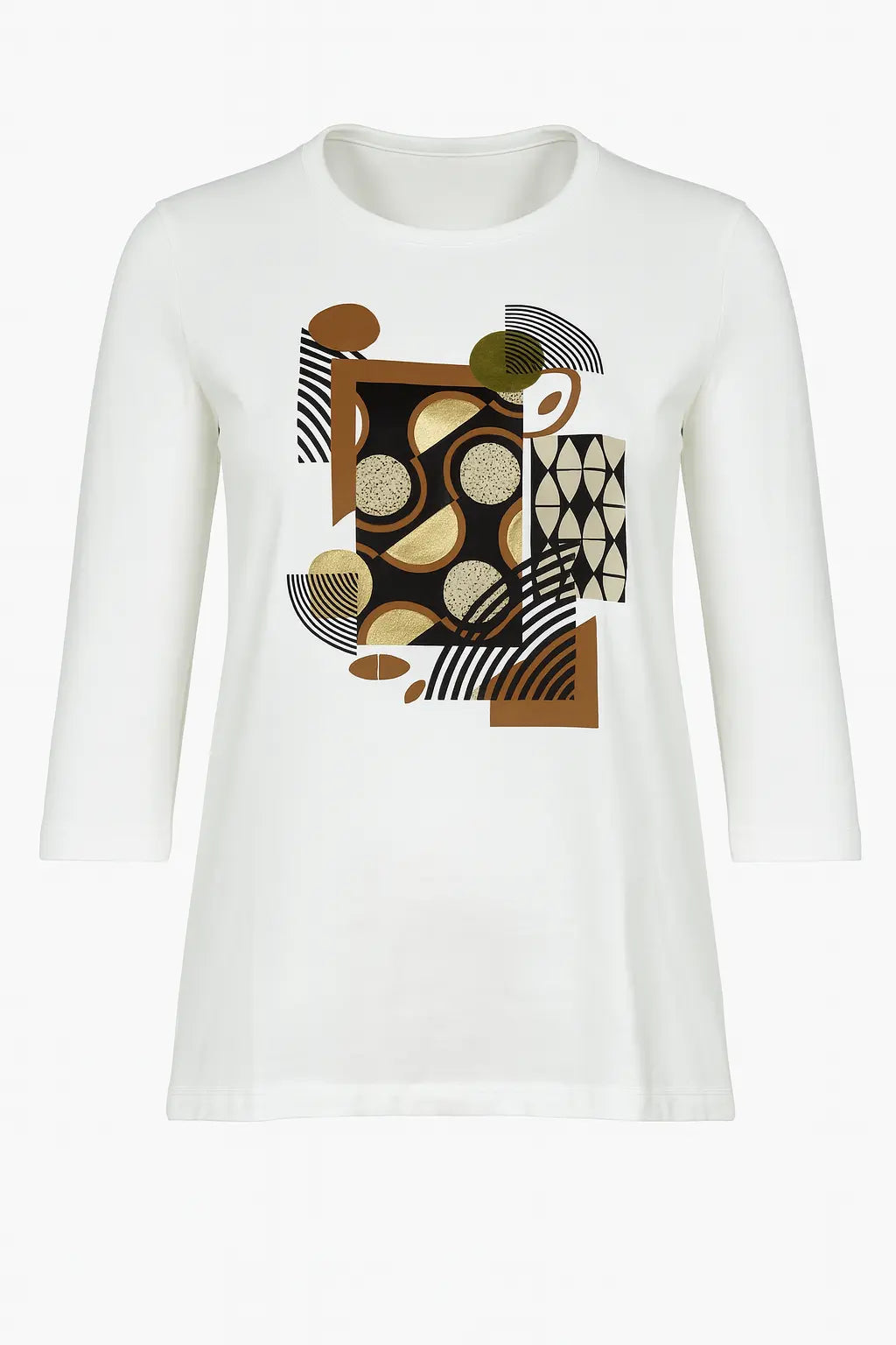 T-shirt con stampa maillard DORABELLA
