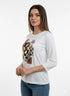 T-shirt con stampa maillard DORABELLA PIU'