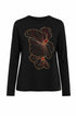 T-shirt manica lunga con applicazione DORABELLA PIU'