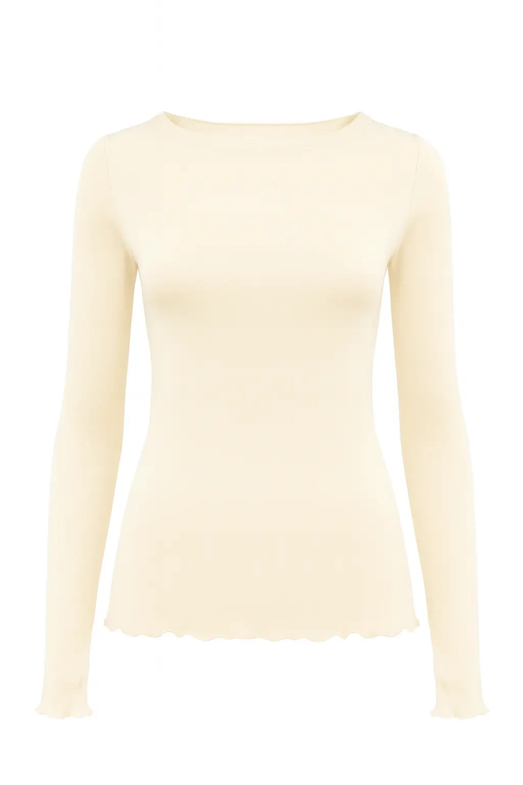 T-shirt manica lunga in lana e cashmere DORABELLA