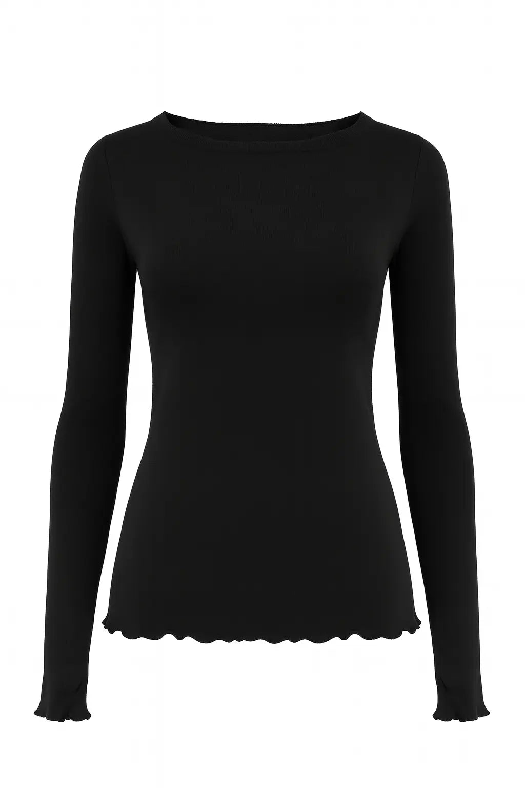 T-shirt manica lunga in lana e cashmere DORABELLA