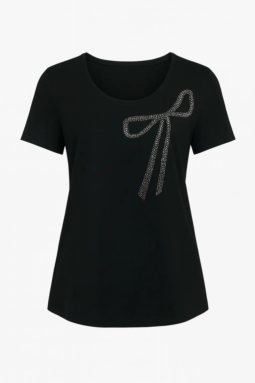 T-shirt tinta unita con applicazione DORABELLA