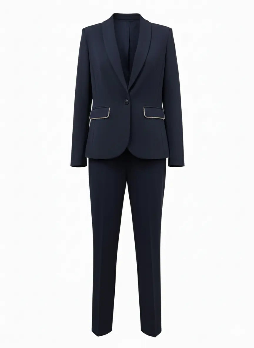 Tailleur con dettagli in strass DORABELLA