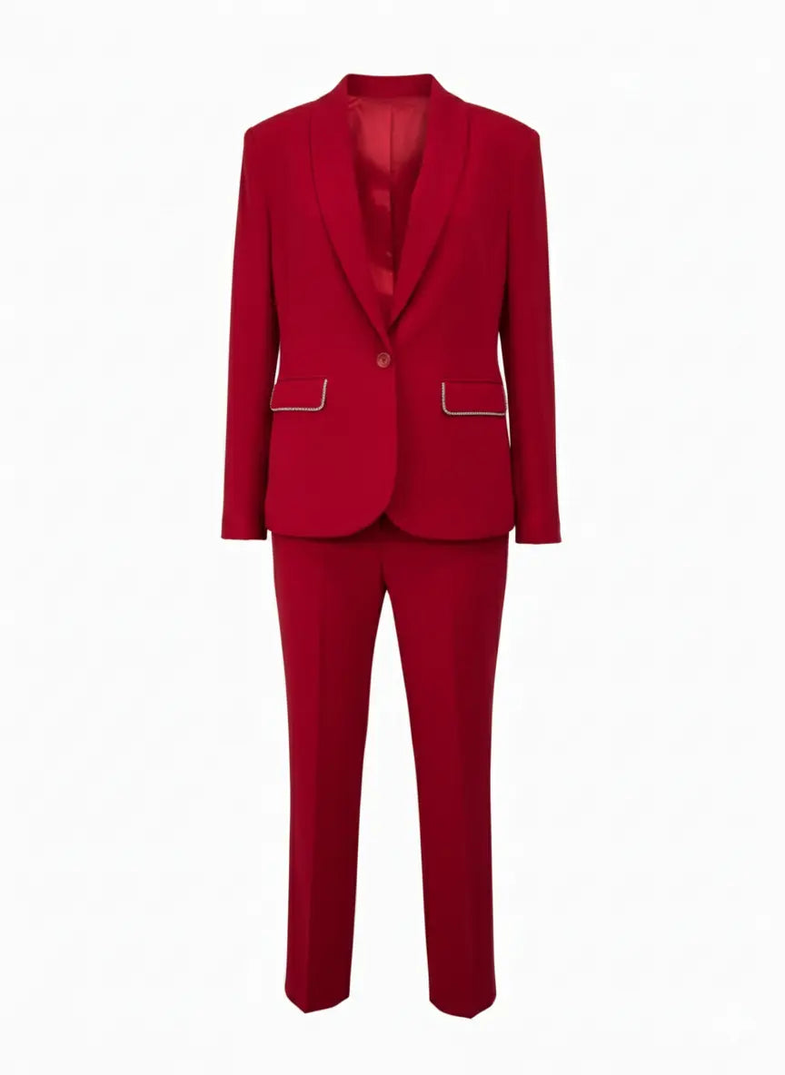 Tailleur con dettagli in strass DORABELLA