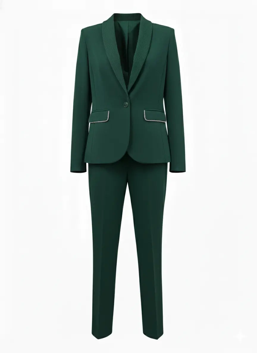 Tailleur con dettagli in strass DORABELLA