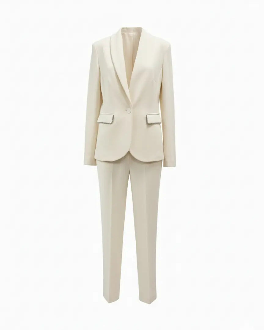 Tailleur con dettagli in strass DORABELLA