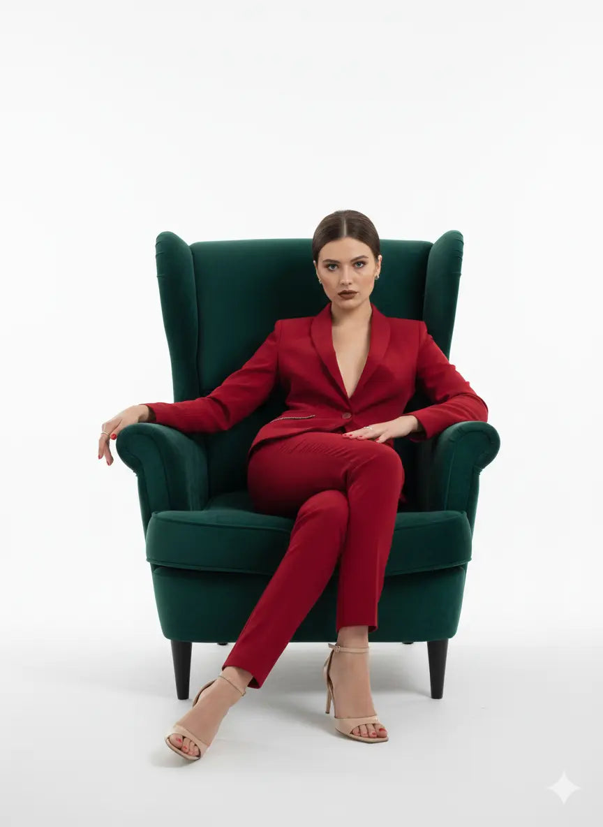 Tailleur con dettagli in strass DORABELLA