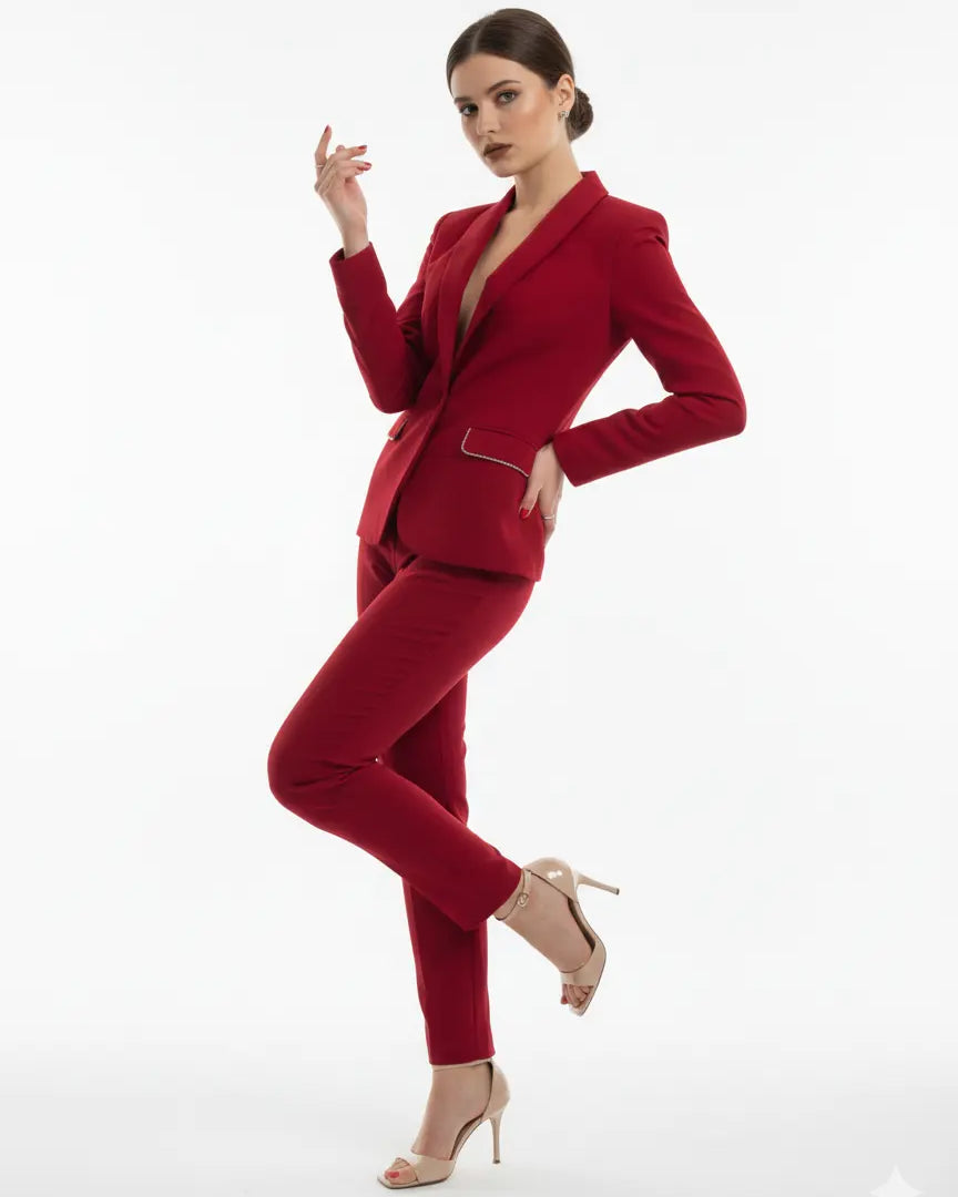 Tailleur con dettagli in strass DORABELLA