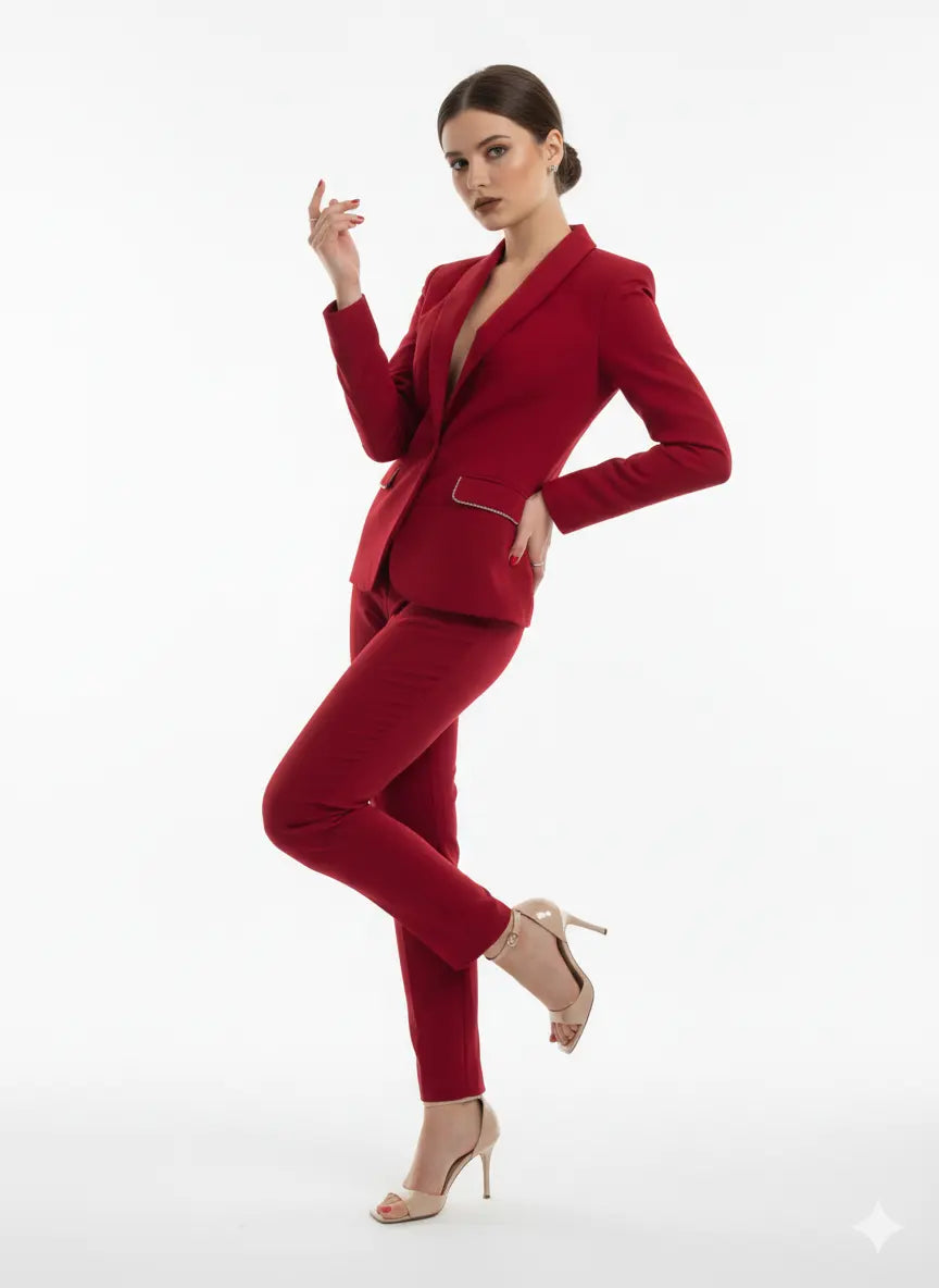 Tailleur con dettagli in strass DORABELLA