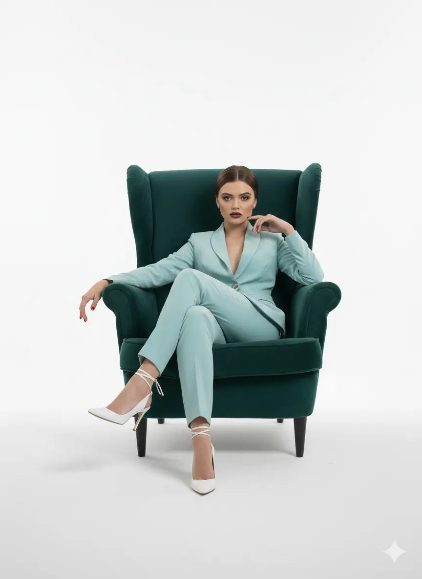 Tailleur con dettagli in strass DORABELLA