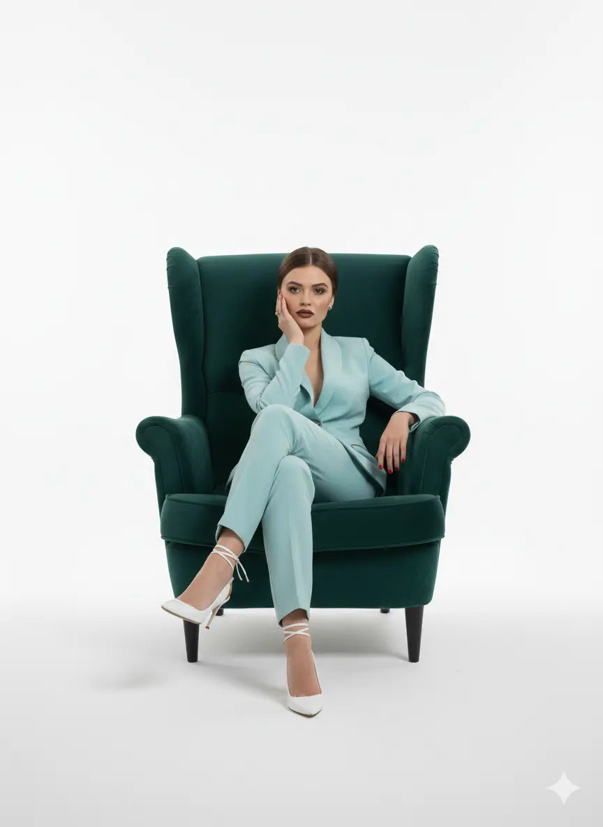 Tailleur con dettagli in strass DORABELLA