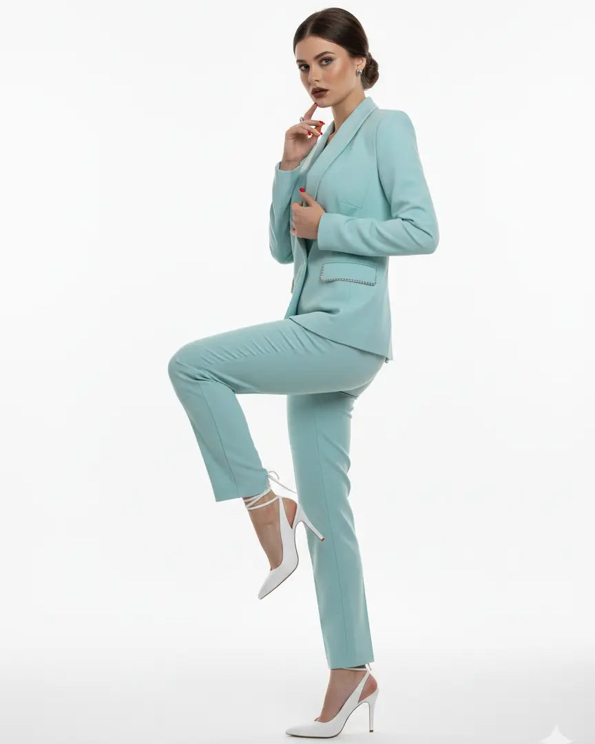 Tailleur con dettagli in strass DORABELLA