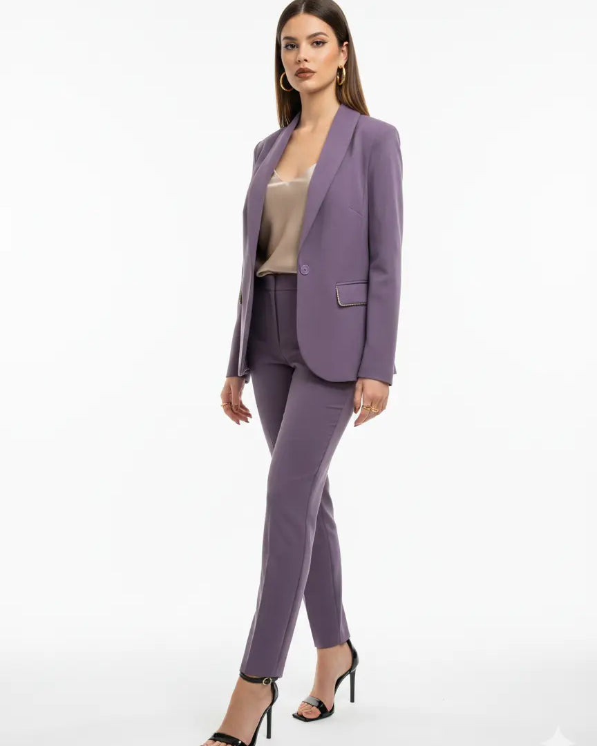 Tailleur con dettagli in strass DORABELLA