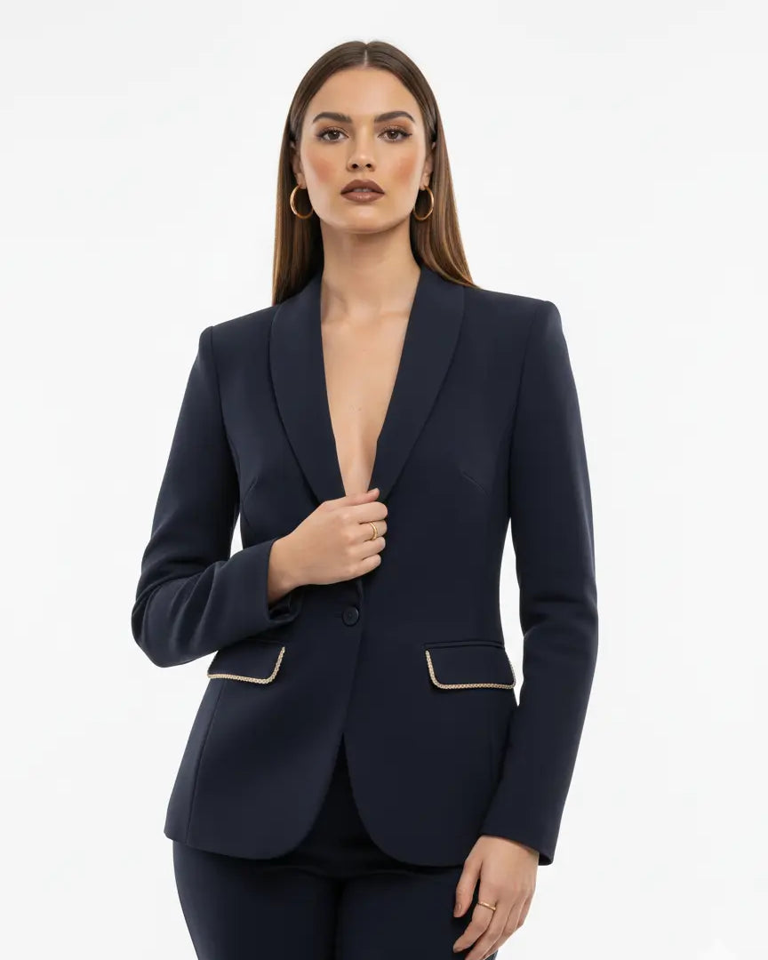 Tailleur con dettagli in strass DORABELLA