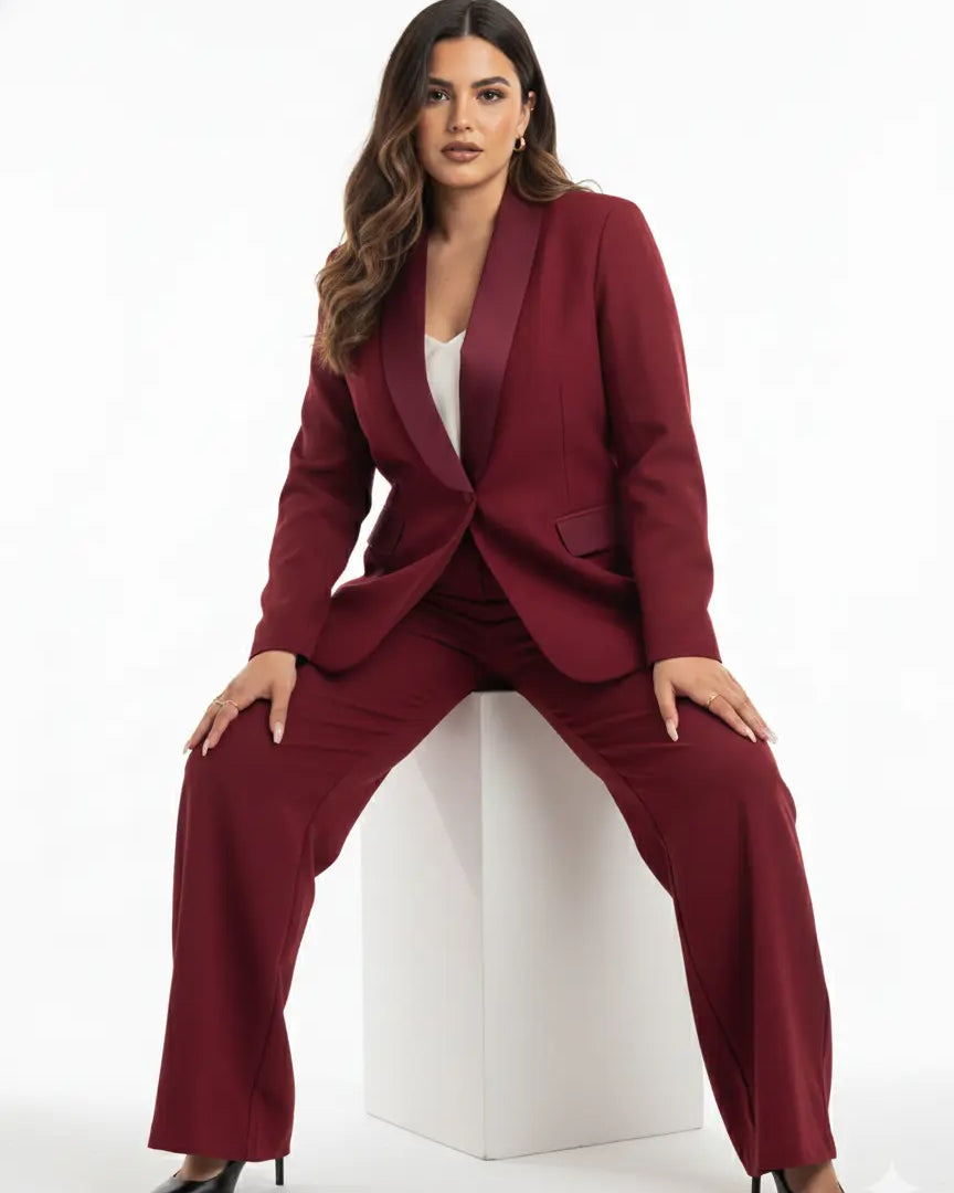 Tailleur fluido dal tocco satinato Unica by Dorabella