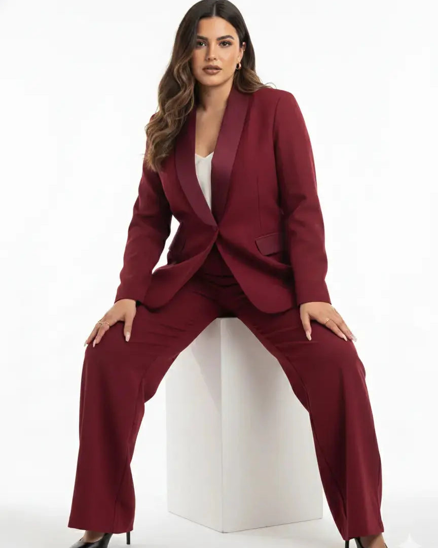 Tailleur fluido dal tocco satinato Unica by Dorabella