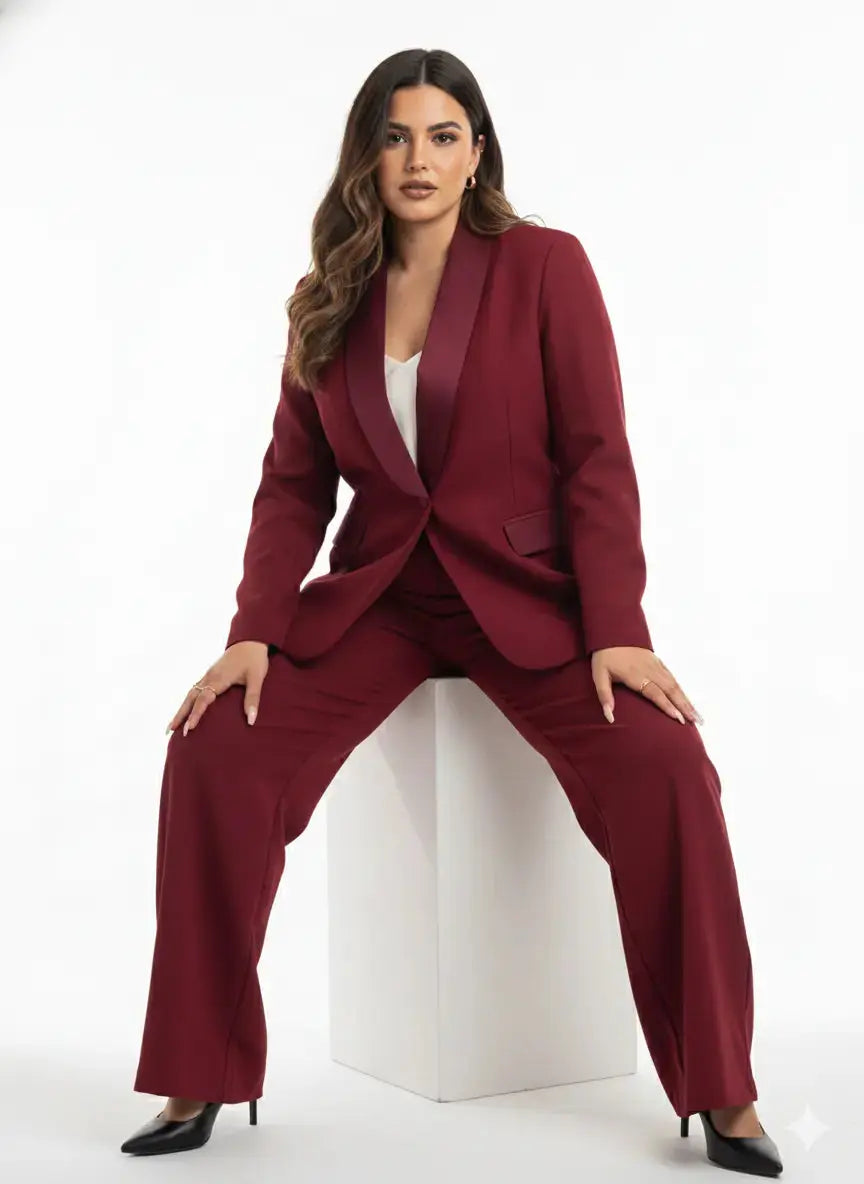 Tailleur fluido dal tocco satinato Unica by Dorabella